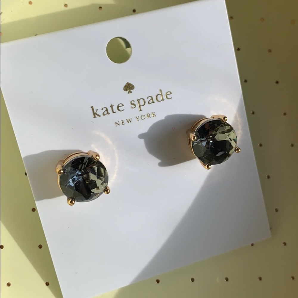 Kate Spade ♠️Black Studs - Picture 5 of 8
